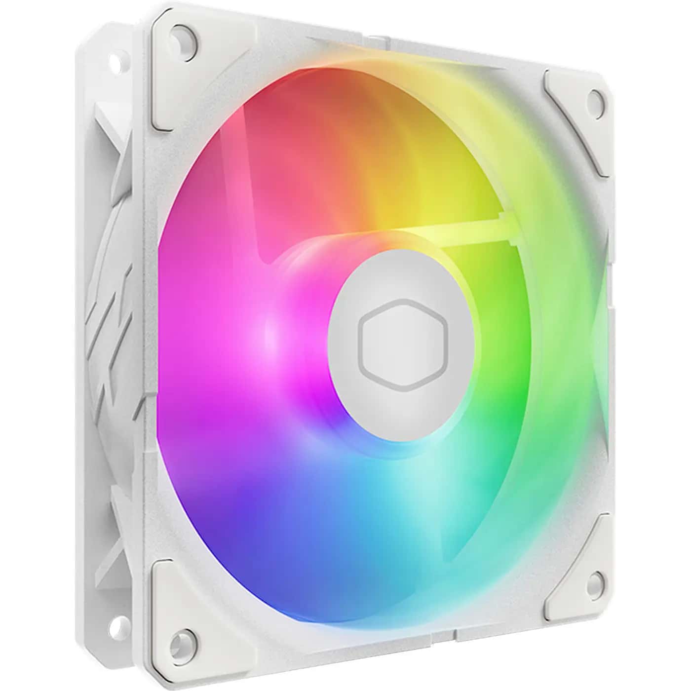 Productfoto van Cooler Master SickleFlow Edge PC-ventilator Wit (b x h x d) 120 x 25 x 120 mm Incl. LED-verlichting