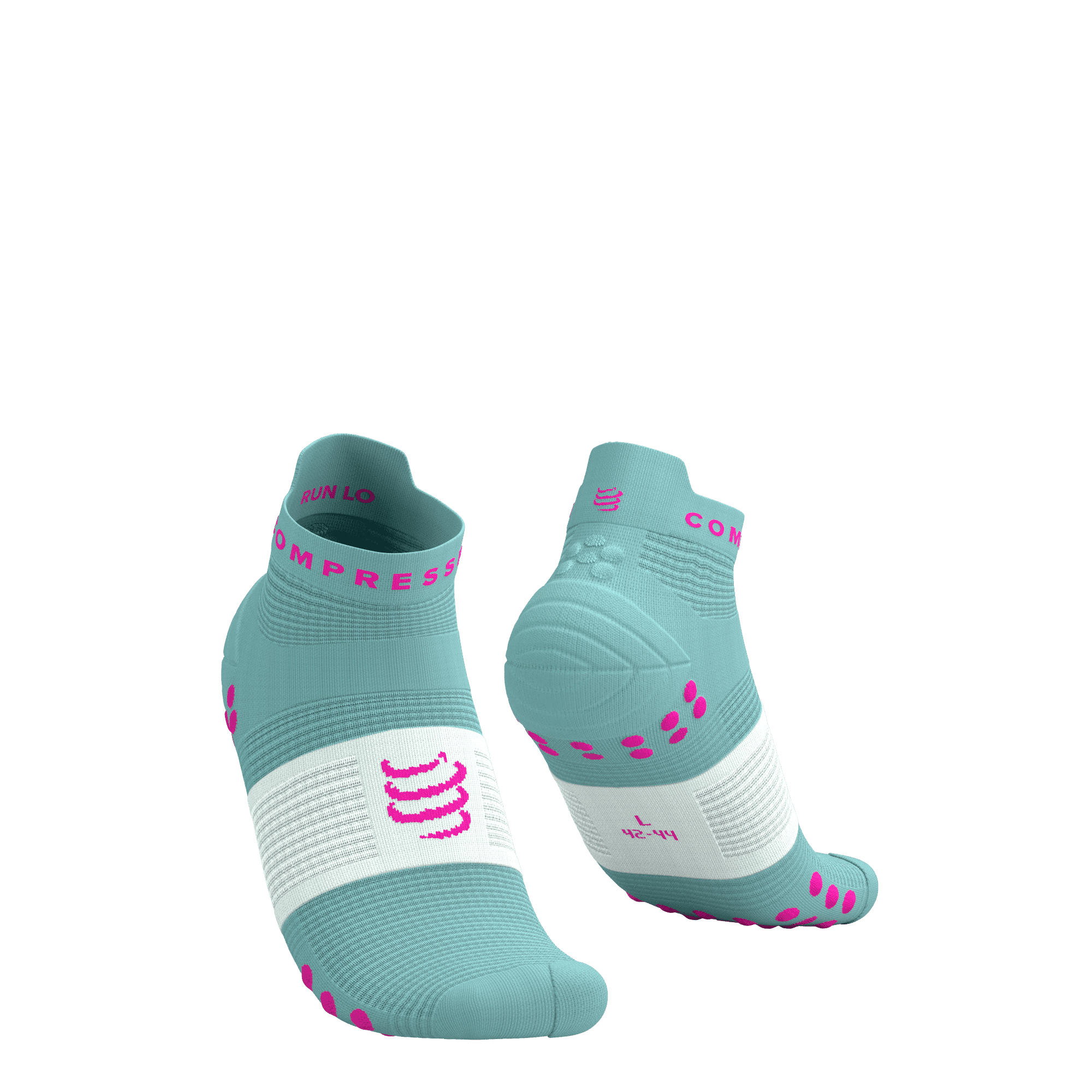 Compressport Pro racing socks v4.0 run low · BLAUW · Unisex product image
