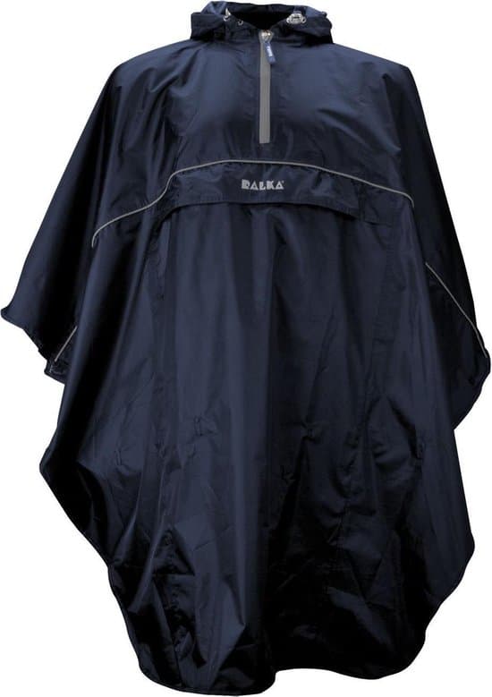 Productfoto van DGM Outlet  NL Ralka Poncho · Blauw · One size