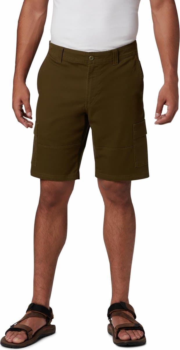 Productfoto van DGM Outlet  NL Columbia · Maat 46 · Ultimate Roc Flex Cargo Short Outdoorbroek Heren · New Olive