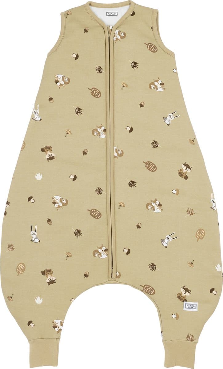 DGM Outlet  NL Meyco Forest Animals winter baby slaapzak jumper gevoerd · sand · 104cm product image